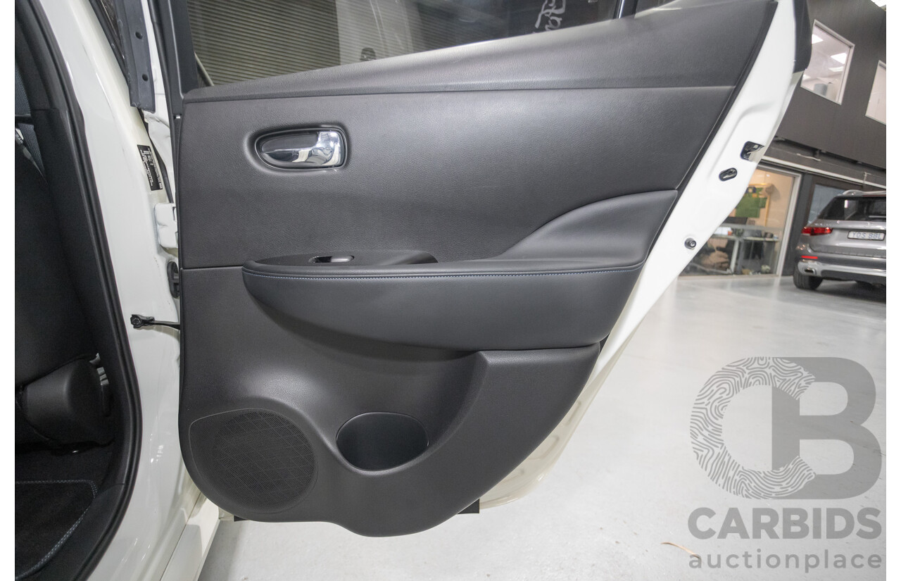 4/2020 Nissan Leaf ZE1 4d Hatchback Super White Dedicated Electric EV 110kw
