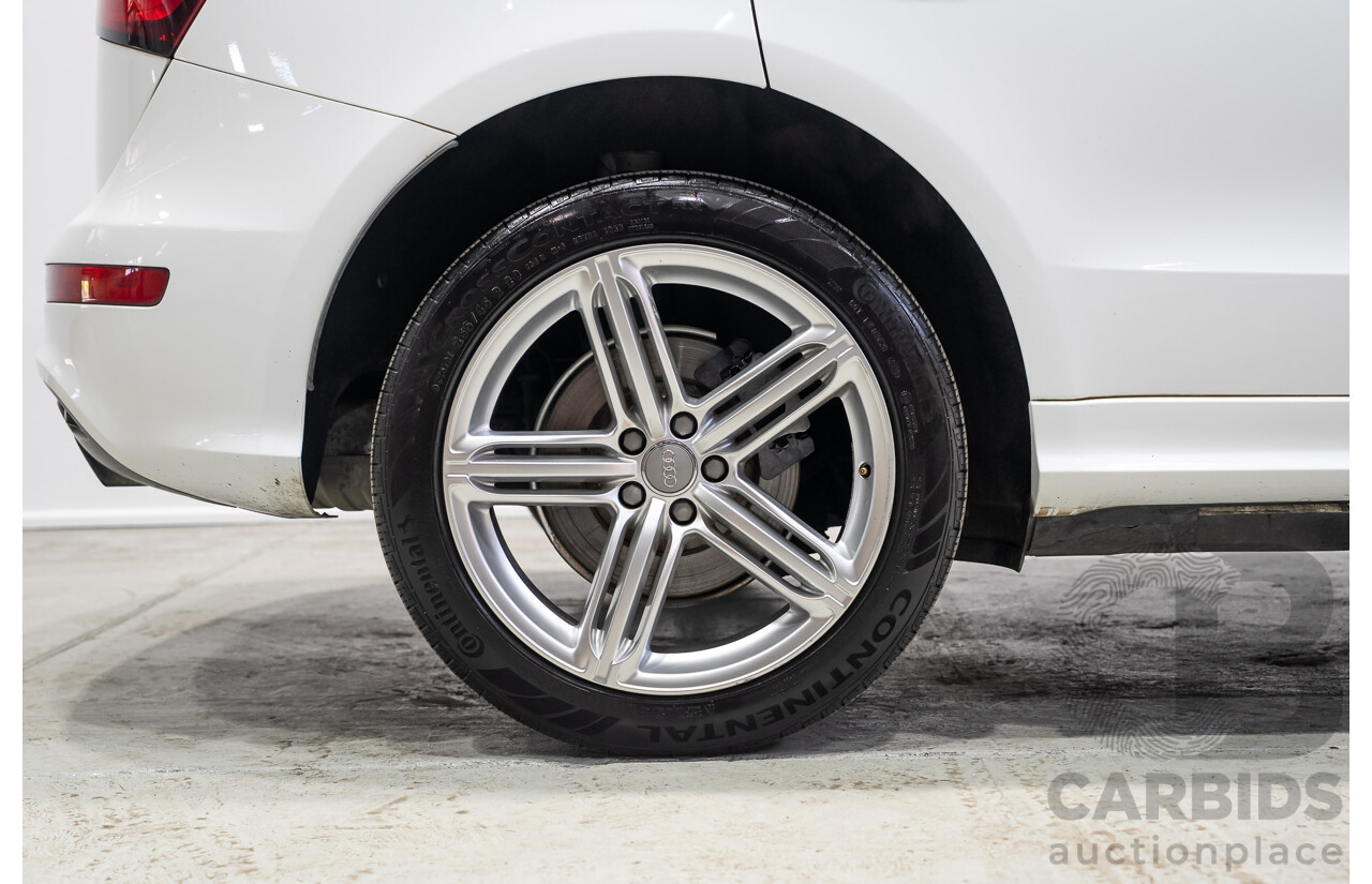 03/2015 Audi Q5 3.0 TFSI Quattro (AWD) 8R MY15 5d Wagon White Twin-turbo 3.0L