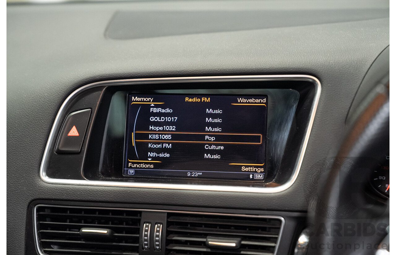03/2015 Audi Q5 3.0 TFSI Quattro (AWD) 8R MY15 5d Wagon White Twin-turbo 3.0L
