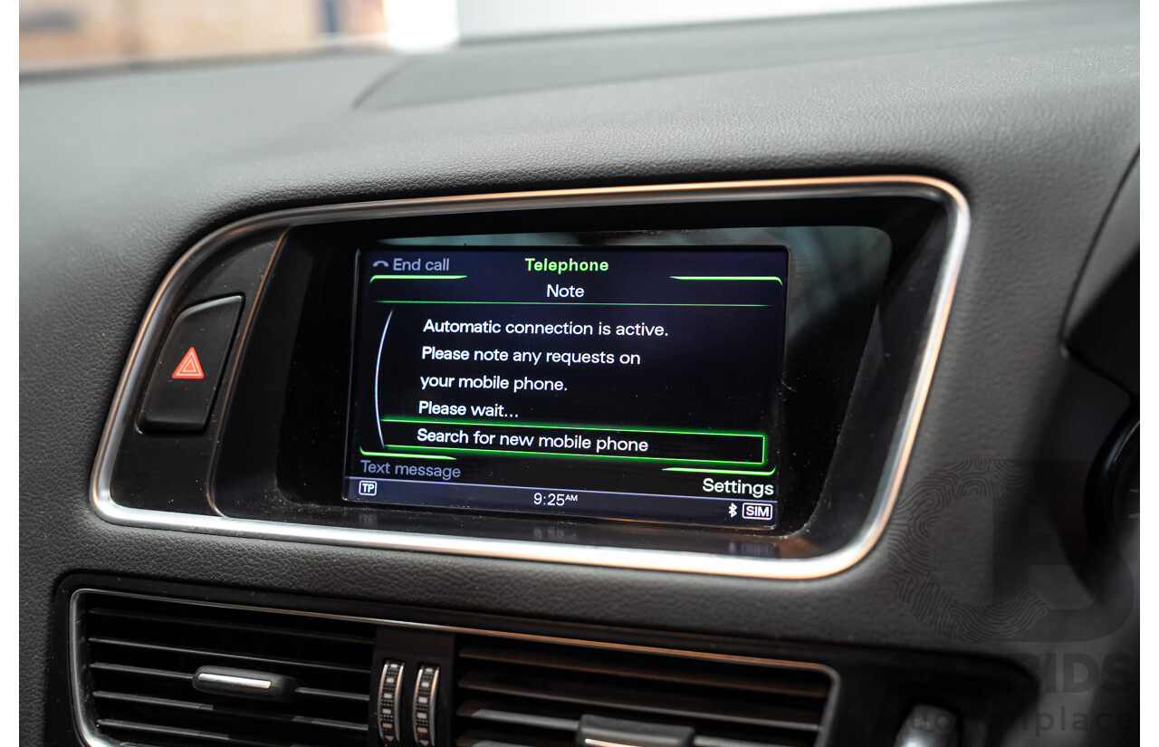 03/2015 Audi Q5 3.0 TFSI Quattro (AWD) 8R MY15 5d Wagon White Twin-turbo 3.0L