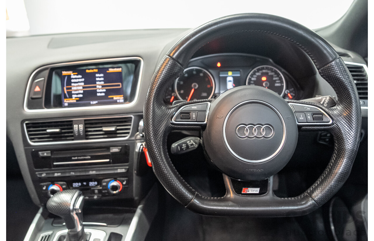 03/2015 Audi Q5 3.0 TFSI Quattro (AWD) 8R MY15 5d Wagon White Twin-turbo 3.0L