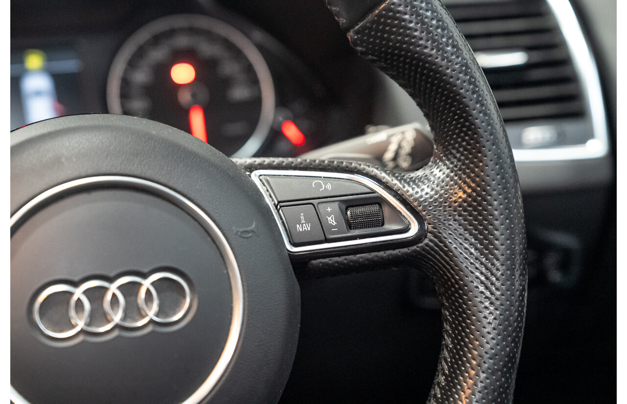 03/2015 Audi Q5 3.0 TFSI Quattro (AWD) 8R MY15 5d Wagon White Twin-turbo 3.0L