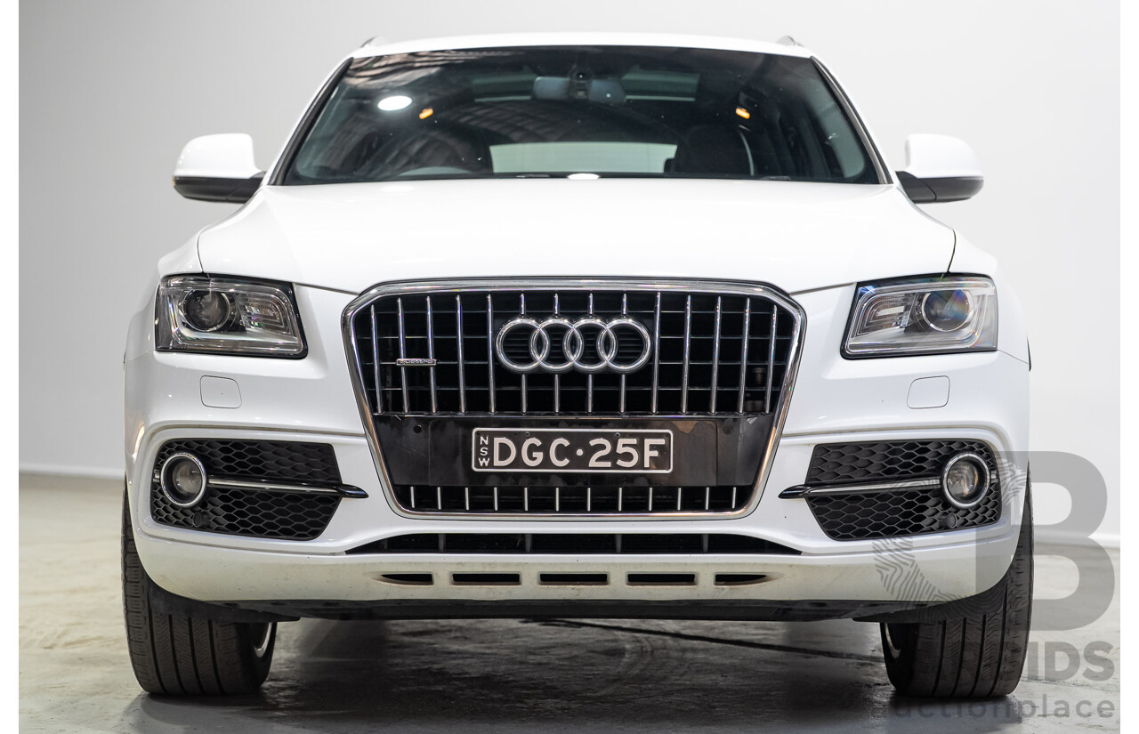 03/2015 Audi Q5 3.0 TFSI Quattro (AWD) 8R MY15 5d Wagon White Twin-turbo 3.0L
