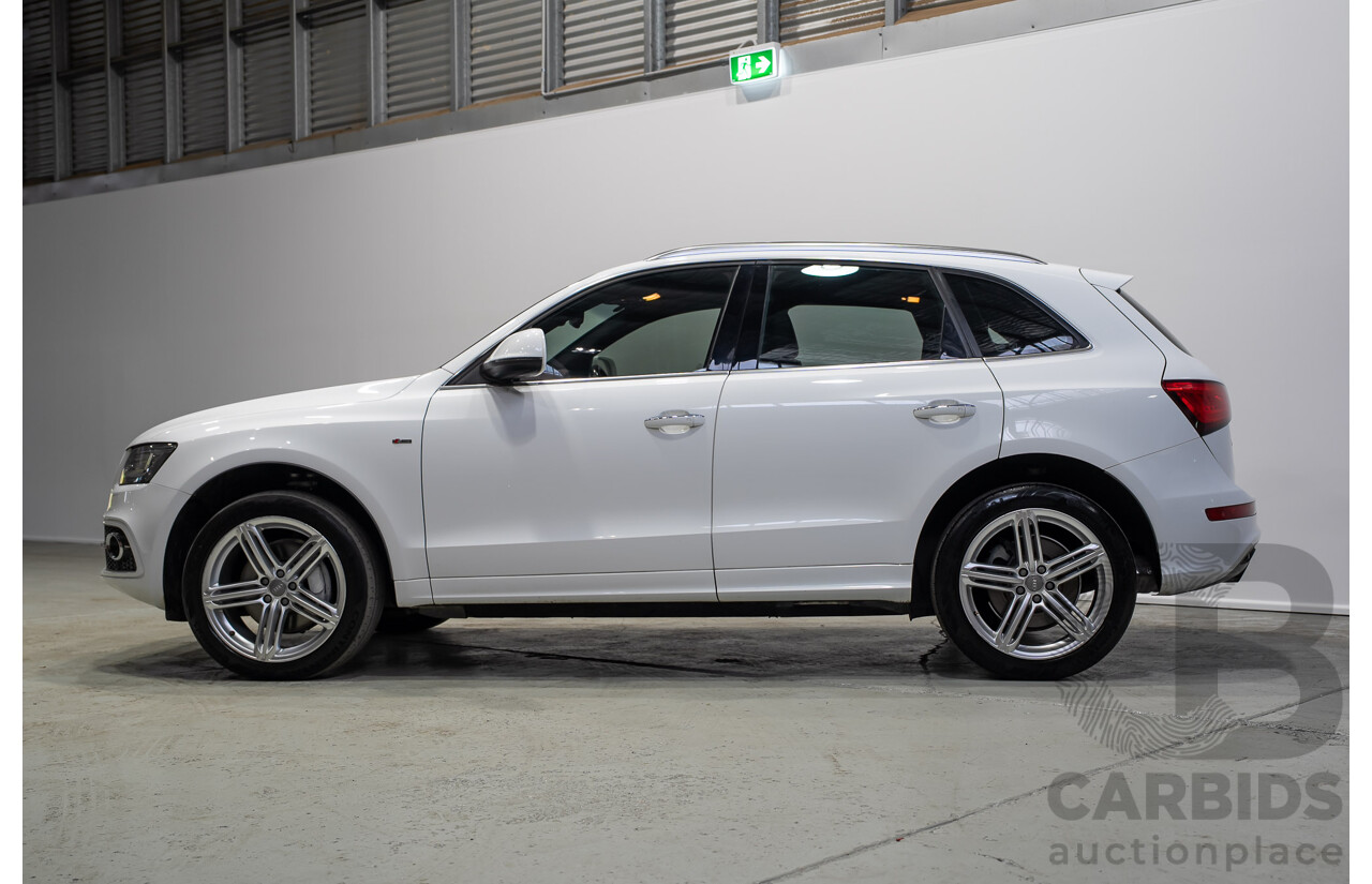 03/2015 Audi Q5 3.0 TFSI Quattro (AWD) 8R MY15 5d Wagon White Twin-turbo 3.0L