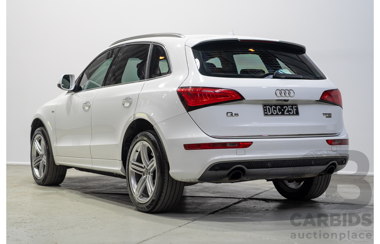 03/2015 Audi Q5 3.0 TFSI Quattro (AWD) 8R MY15 5d Wagon White Twin-turbo 3.0L