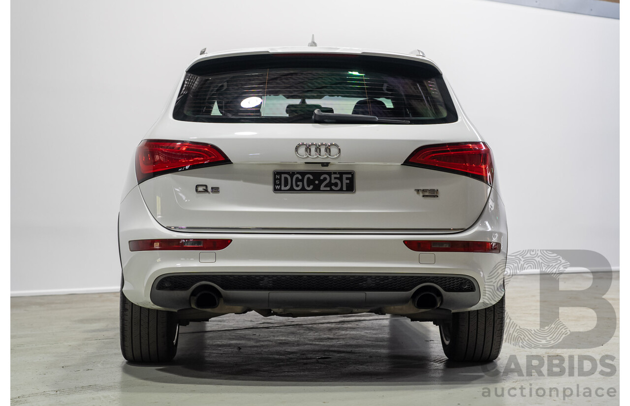03/2015 Audi Q5 3.0 TFSI Quattro (AWD) 8R MY15 5d Wagon White Twin-turbo 3.0L