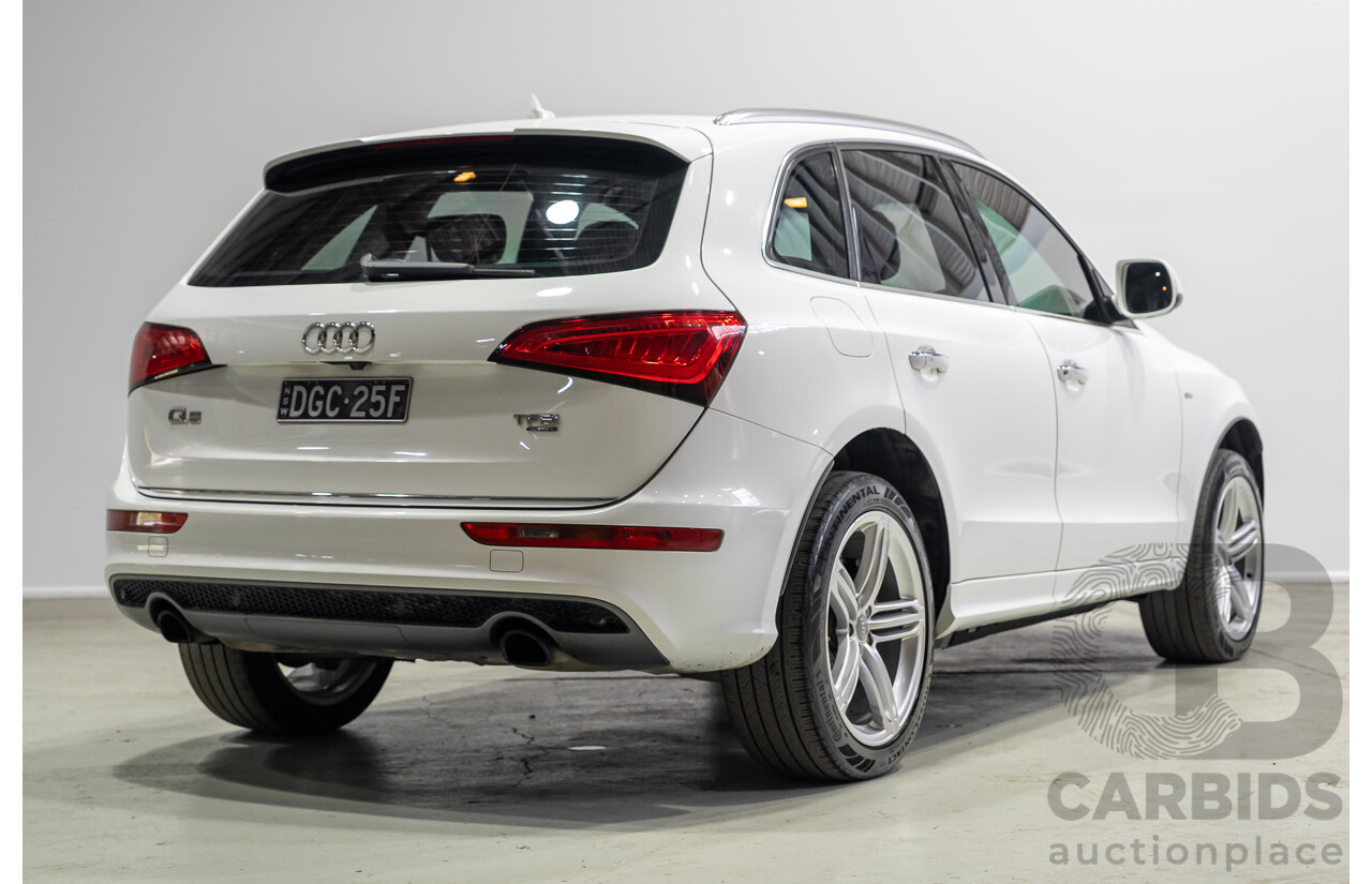 03/2015 Audi Q5 3.0 TFSI Quattro (AWD) 8R MY15 5d Wagon White Twin-turbo 3.0L