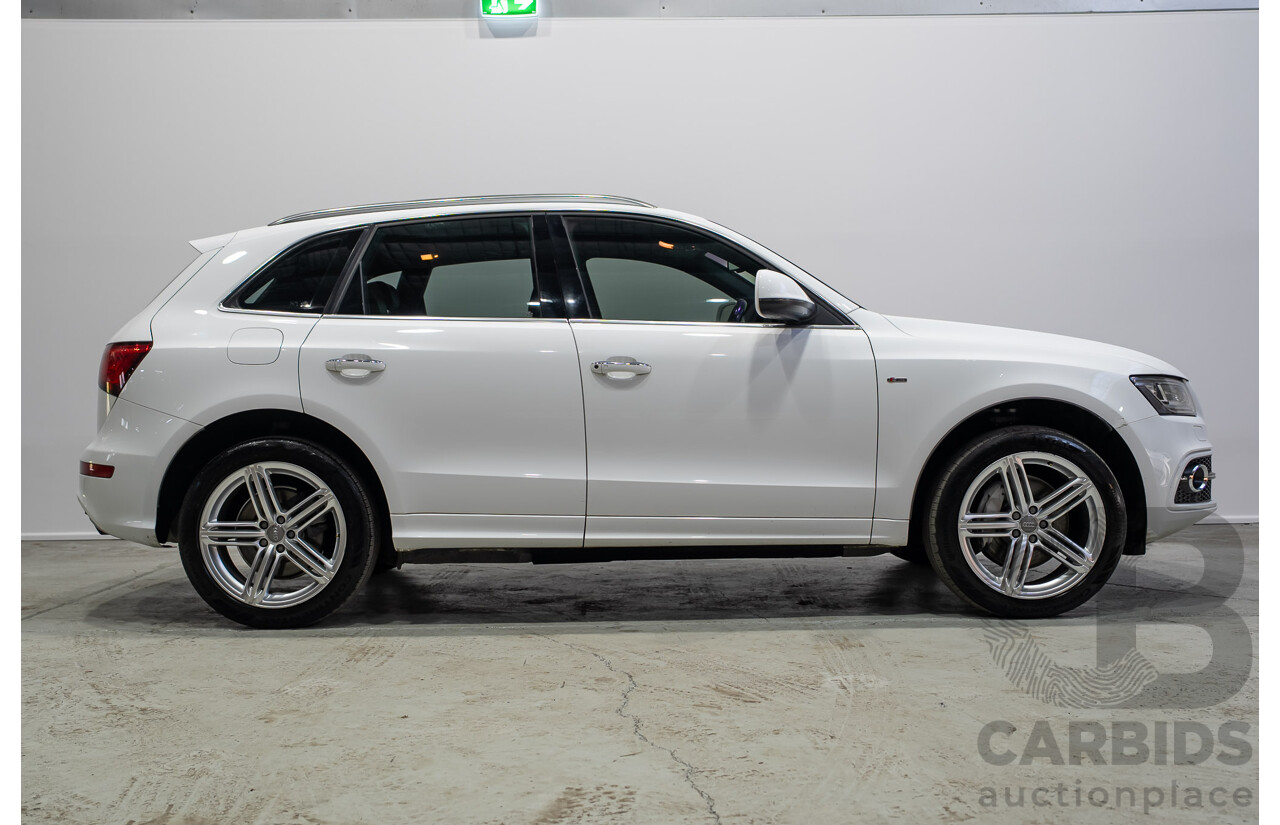 03/2015 Audi Q5 3.0 TFSI Quattro (AWD) 8R MY15 5d Wagon White Twin-turbo 3.0L