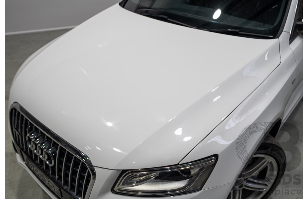03/2015 Audi Q5 3.0 TFSI Quattro (AWD) 8R MY15 5d Wagon White Twin-turbo 3.0L