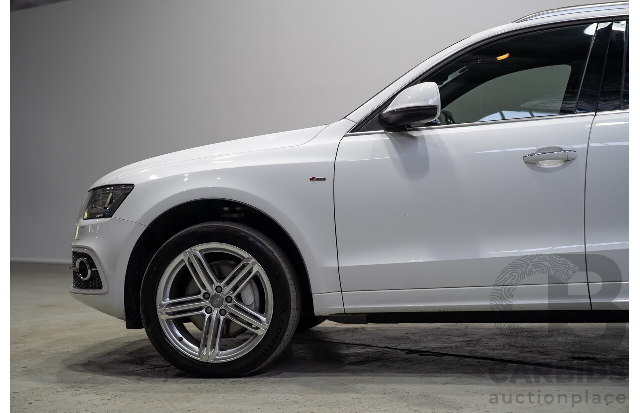 03/2015 Audi Q5 3.0 TFSI Quattro (AWD) 8R MY15 5d Wagon White Twin-turbo 3.0L