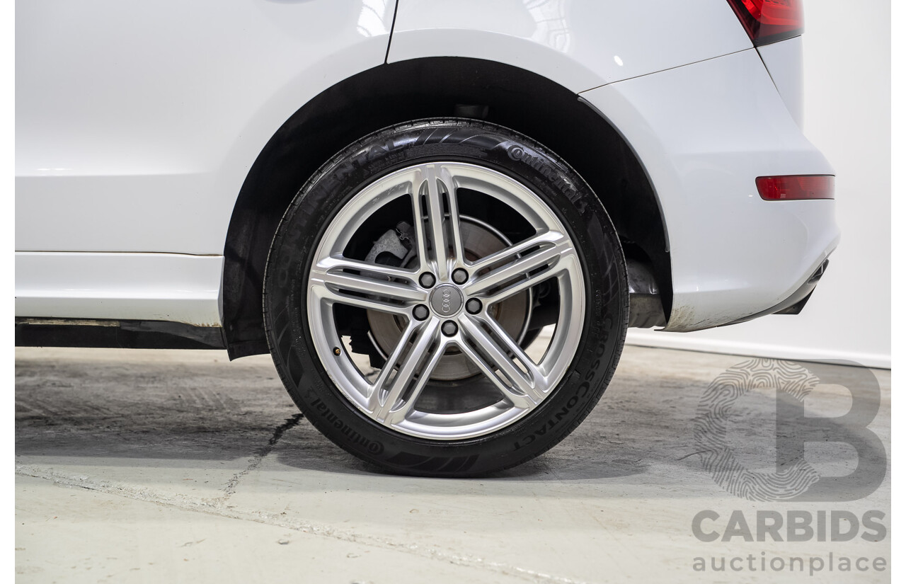 03/2015 Audi Q5 3.0 TFSI Quattro (AWD) 8R MY15 5d Wagon White Twin-turbo 3.0L