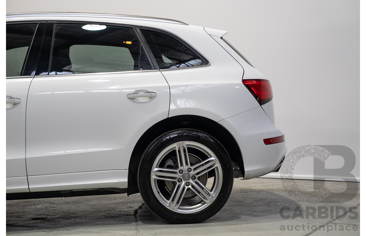 03/2015 Audi Q5 3.0 TFSI Quattro (AWD) 8R MY15 5d Wagon White Twin-turbo 3.0L
