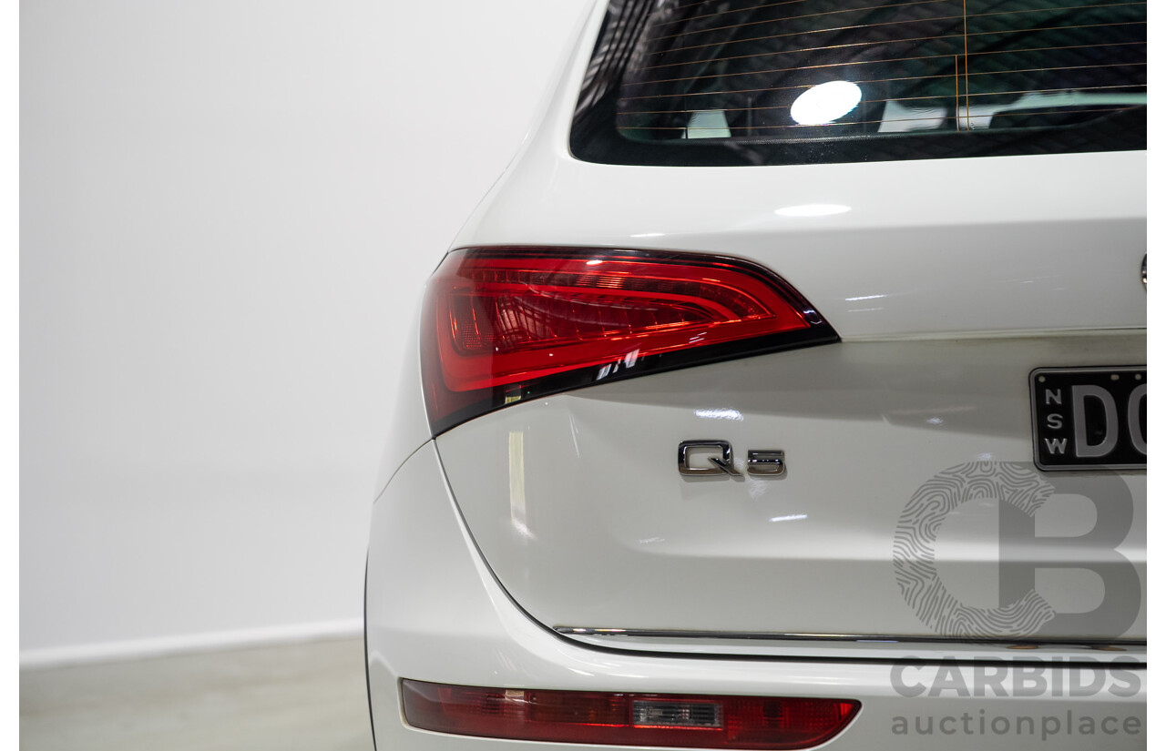 03/2015 Audi Q5 3.0 TFSI Quattro (AWD) 8R MY15 5d Wagon White Twin-turbo 3.0L