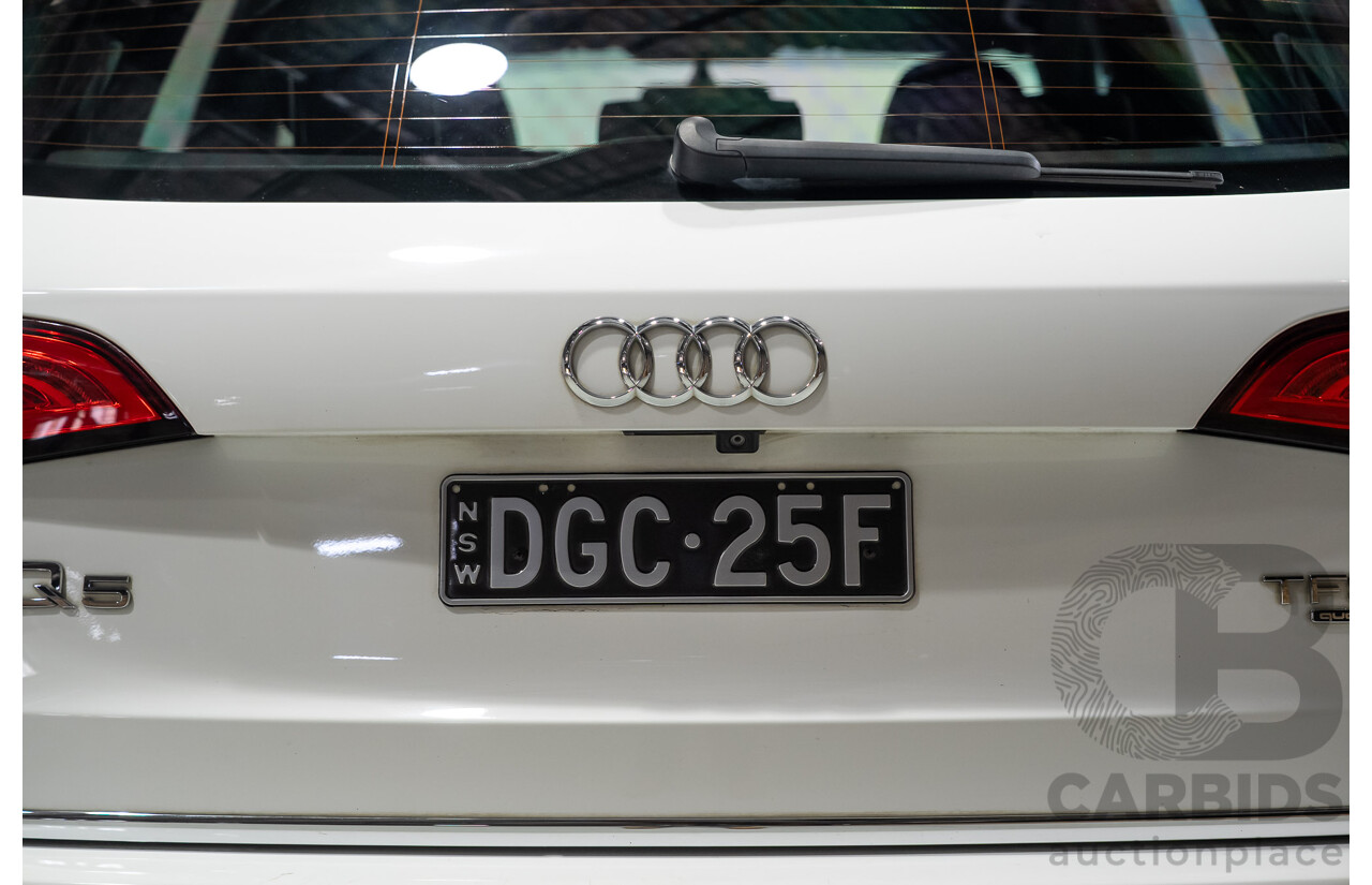 03/2015 Audi Q5 3.0 TFSI Quattro (AWD) 8R MY15 5d Wagon White Twin-turbo 3.0L
