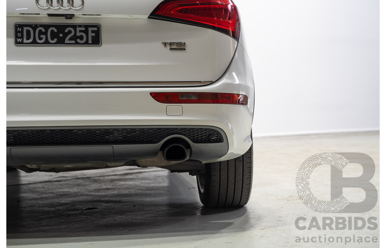 03/2015 Audi Q5 3.0 TFSI Quattro (AWD) 8R MY15 5d Wagon White Twin-turbo 3.0L