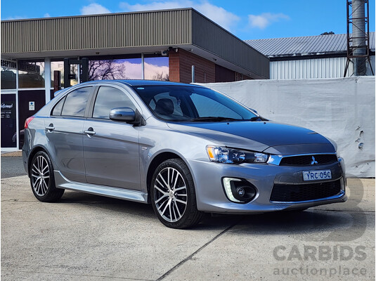 01/2016 Mitsubishi Lancer GSR Sportback CJ MY15 5d Hatchback Grey 2.4L