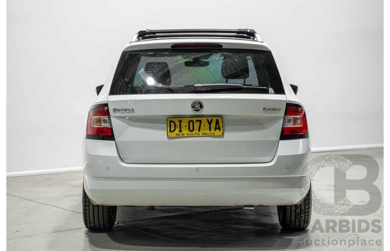 10/2015 Skoda Fabia 81 TSI FWD NJ 4d Wagon White 1.2L