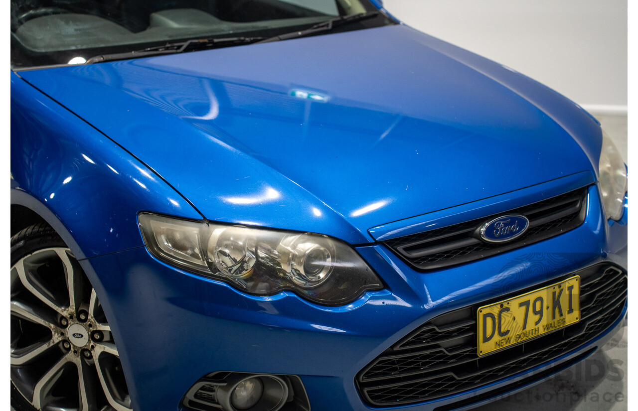 07/2012 Ford Falcon XR6 Limited Edition RWD FG MK2 4d Sedan Blue 4.0L