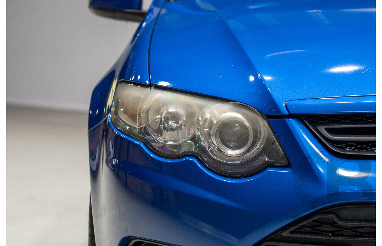 07/2012 Ford Falcon XR6 Limited Edition RWD FG MK2 4d Sedan Blue 4.0L