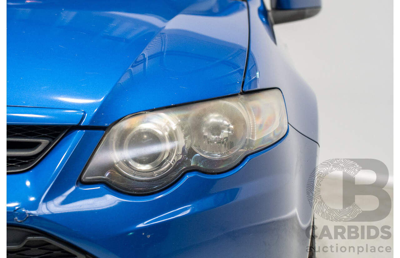07/2012 Ford Falcon XR6 Limited Edition RWD FG MK2 4d Sedan Blue 4.0L