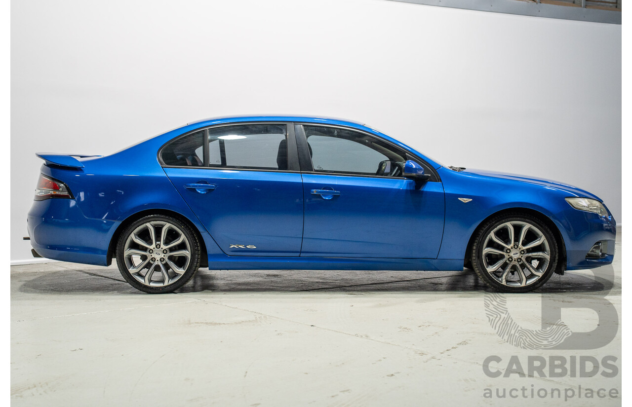 07/2012 Ford Falcon XR6 Limited Edition RWD FG MK2 4d Sedan Blue 4.0L