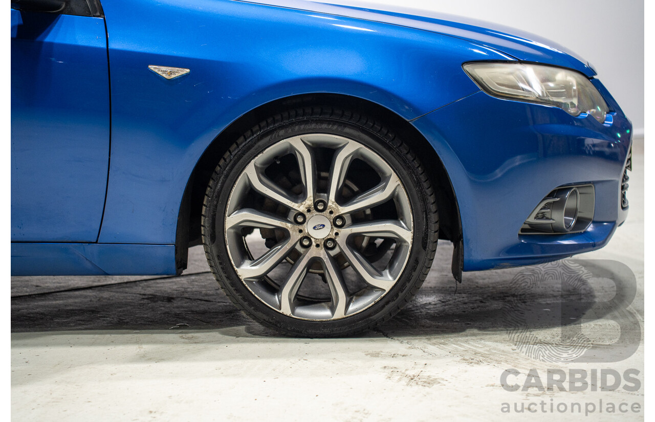 07/2012 Ford Falcon XR6 Limited Edition RWD FG MK2 4d Sedan Blue 4.0L