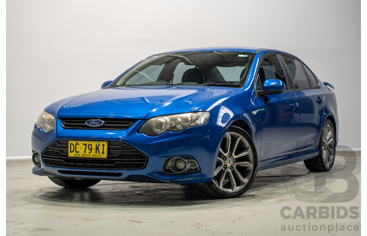 07/2012 Ford Falcon XR6 Limited Edition RWD FG MK2 4d Sedan Blue 4.0L