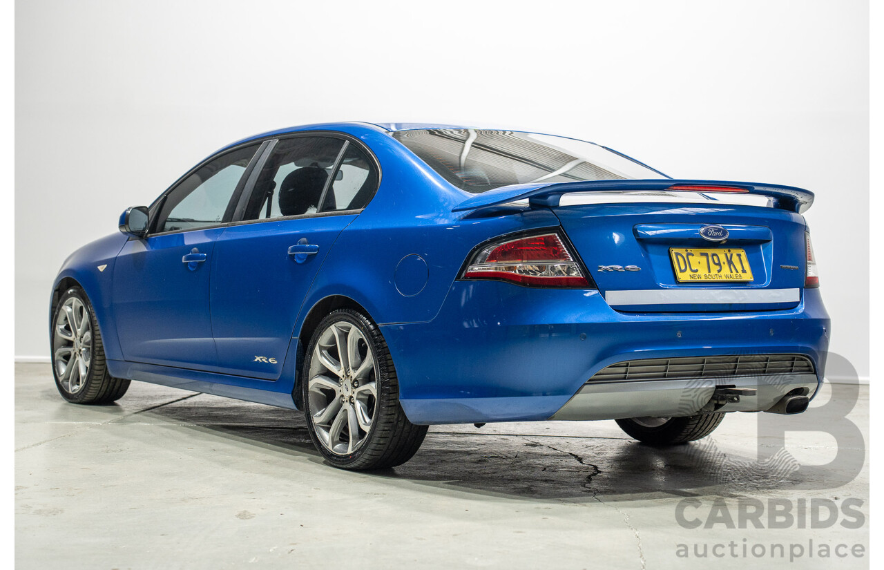 07/2012 Ford Falcon XR6 Limited Edition RWD FG MK2 4d Sedan Blue 4.0L