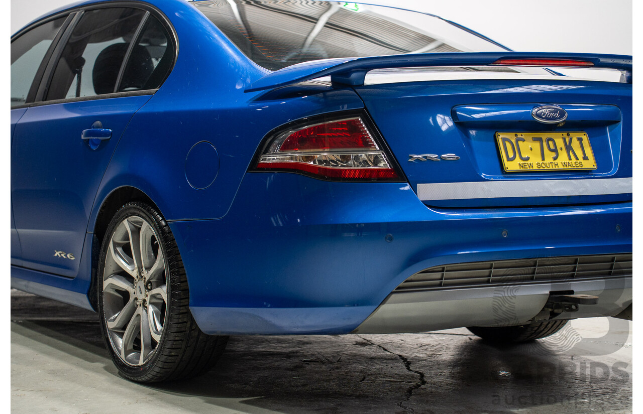 07/2012 Ford Falcon XR6 Limited Edition RWD FG MK2 4d Sedan Blue 4.0L