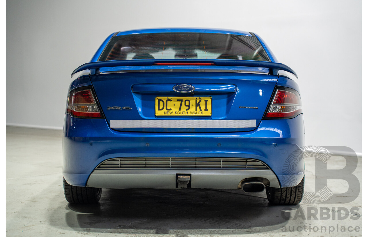 07/2012 Ford Falcon XR6 Limited Edition RWD FG MK2 4d Sedan Blue 4.0L