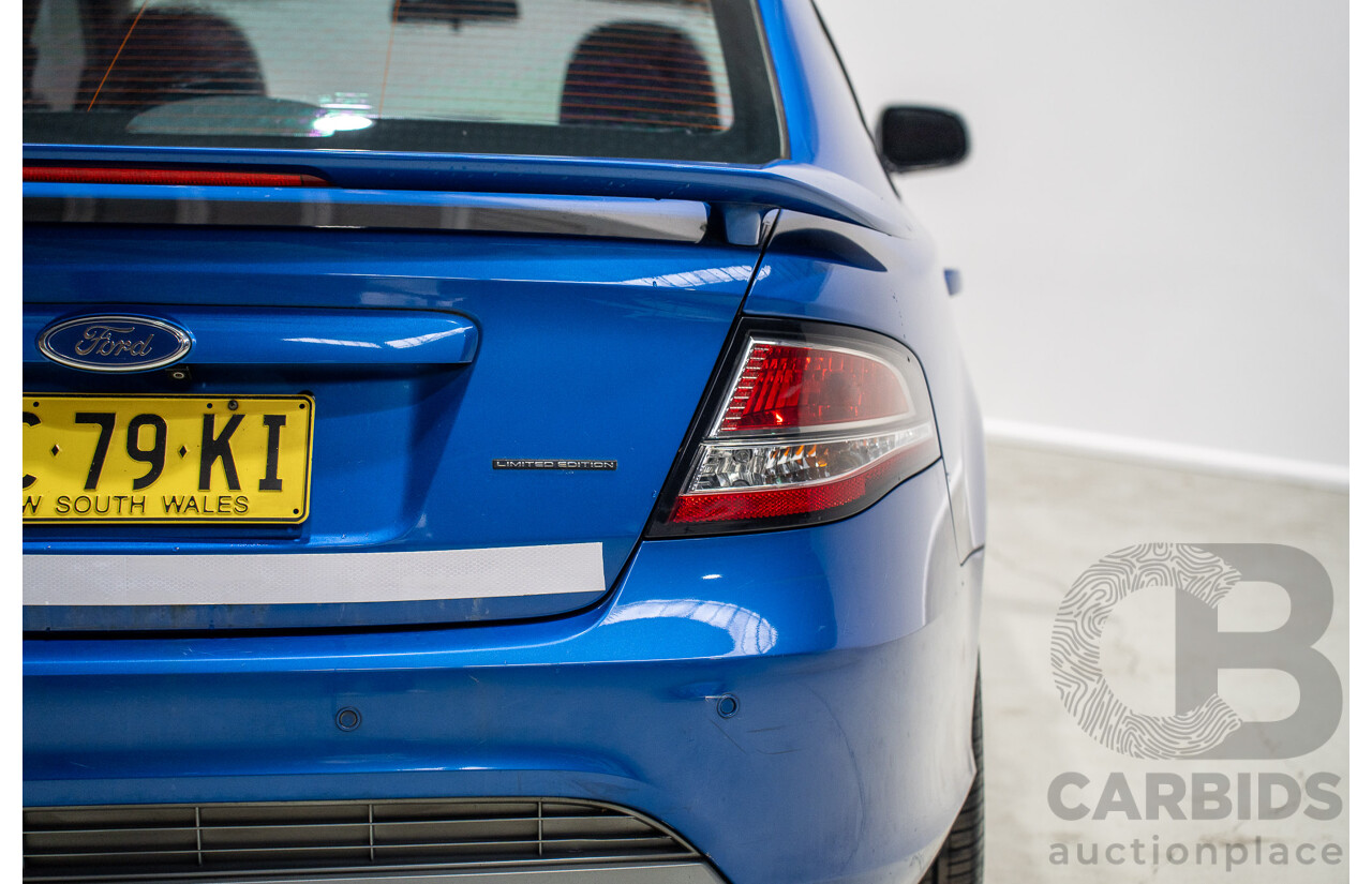 07/2012 Ford Falcon XR6 Limited Edition RWD FG MK2 4d Sedan Blue 4.0L
