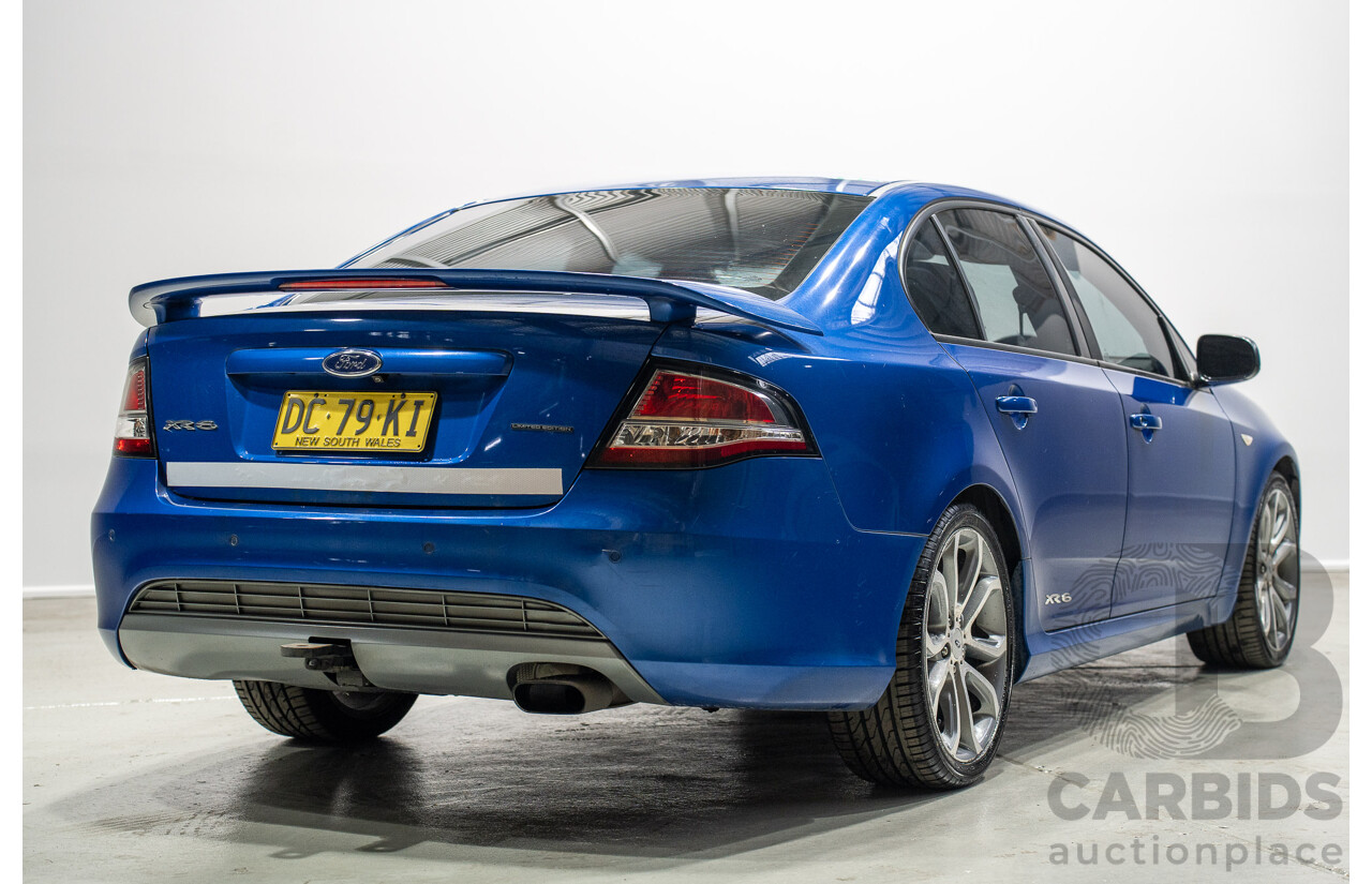 07/2012 Ford Falcon XR6 Limited Edition RWD FG MK2 4d Sedan Blue 4.0L