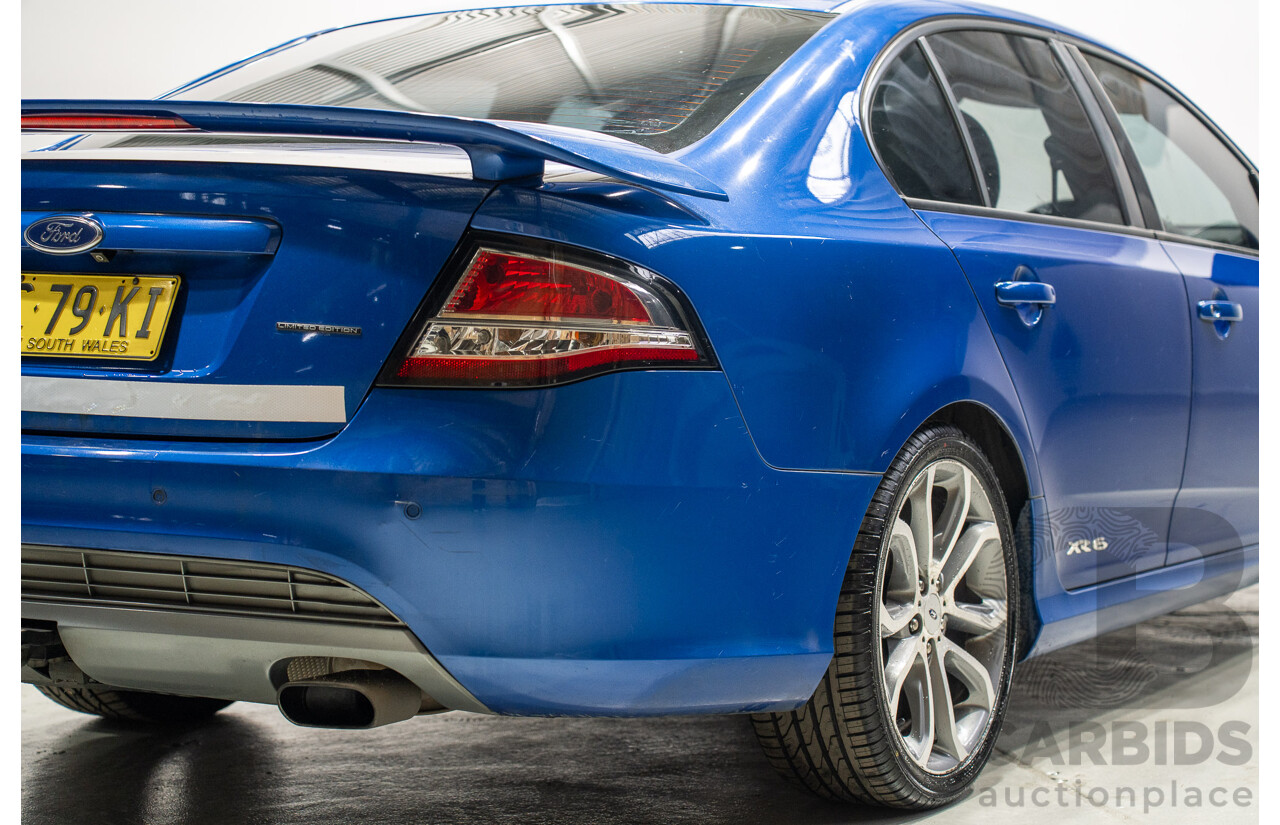 07/2012 Ford Falcon XR6 Limited Edition RWD FG MK2 4d Sedan Blue 4.0L