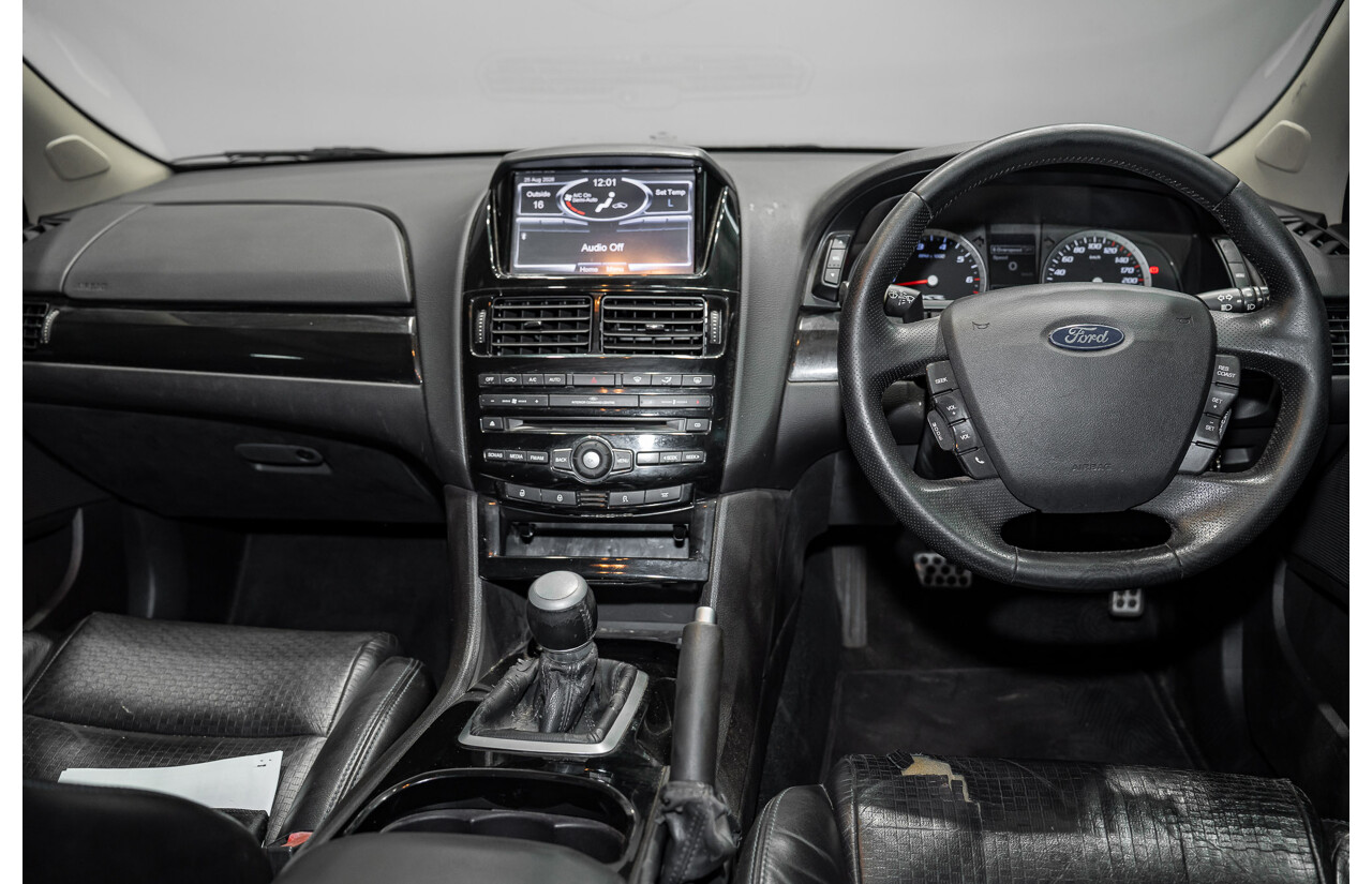 07/2012 Ford Falcon XR6 Limited Edition RWD FG MK2 4d Sedan Blue 4.0L