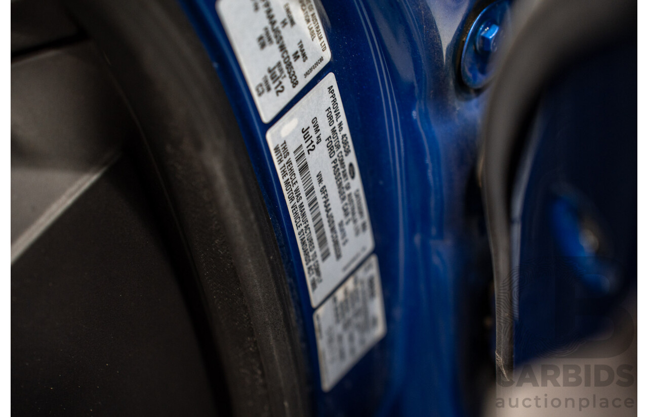 07/2012 Ford Falcon XR6 Limited Edition RWD FG MK2 4d Sedan Blue 4.0L