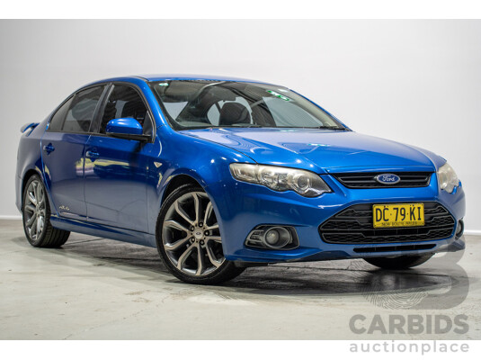 07/2012 Ford Falcon XR6 RWD FG MK2 4d Sedan Blue 4.0L