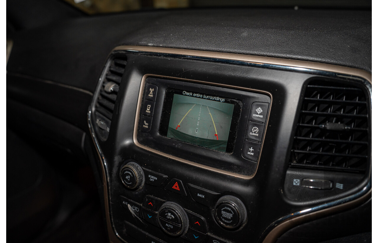 06/2015 Jeep Grand Cherokee Laredo (RWD) WK MY15 4d Wagon Black 3.6L