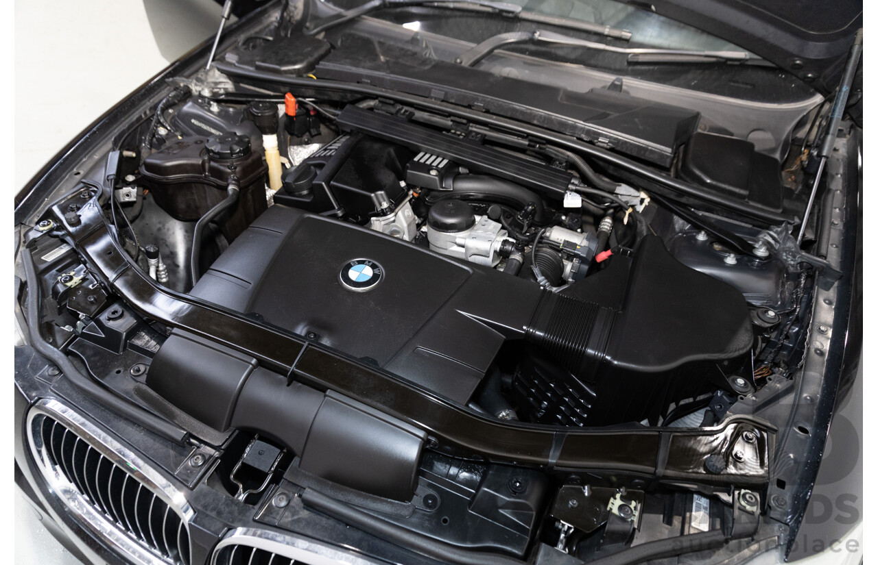 11/2011 BMW 3 20i LIFESTYLE (RWD) E90 MY11 4d Sedan Black 2.0L