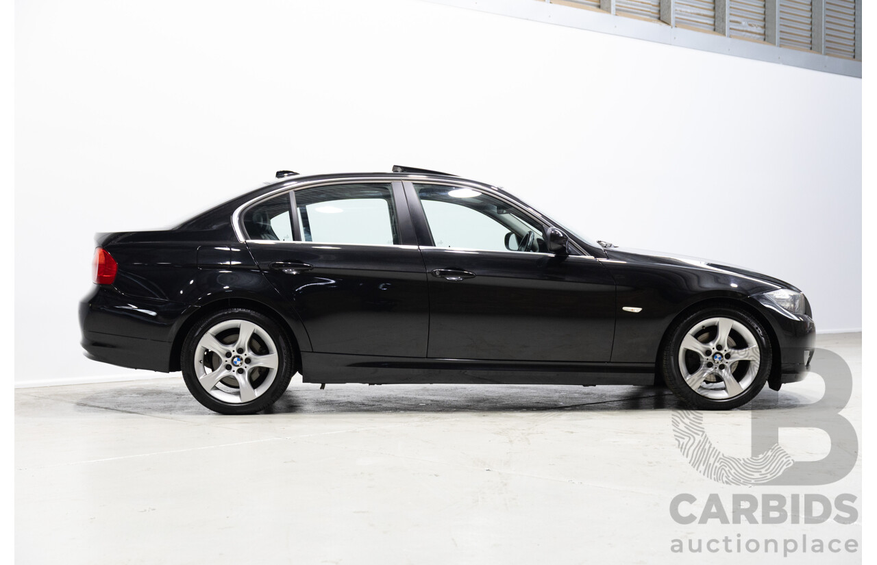 11/2011 BMW 3 20i LIFESTYLE (RWD) E90 MY11 4d Sedan Black 2.0L