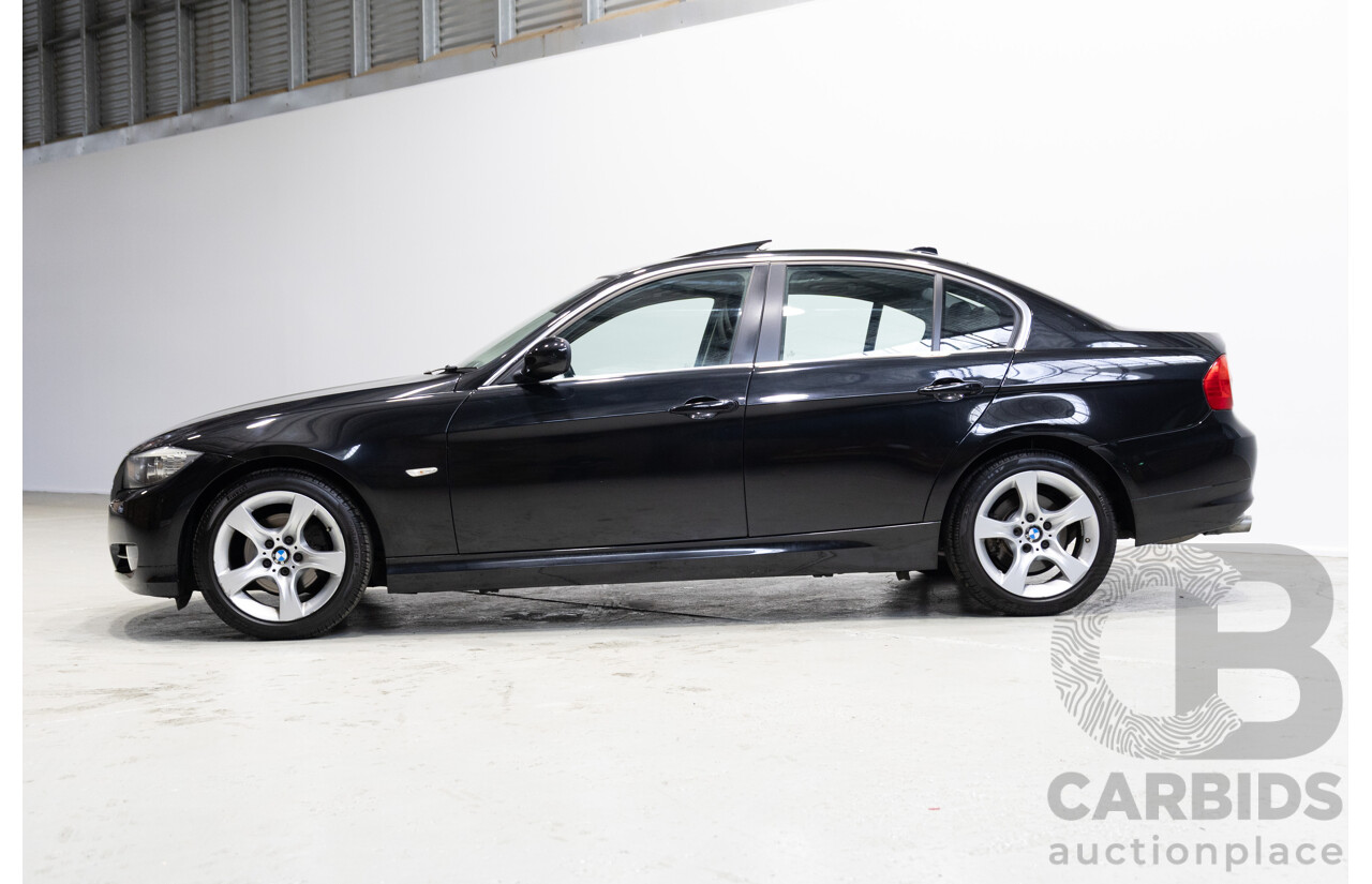 11/2011 BMW 3 20i LIFESTYLE (RWD) E90 MY11 4d Sedan Black 2.0L