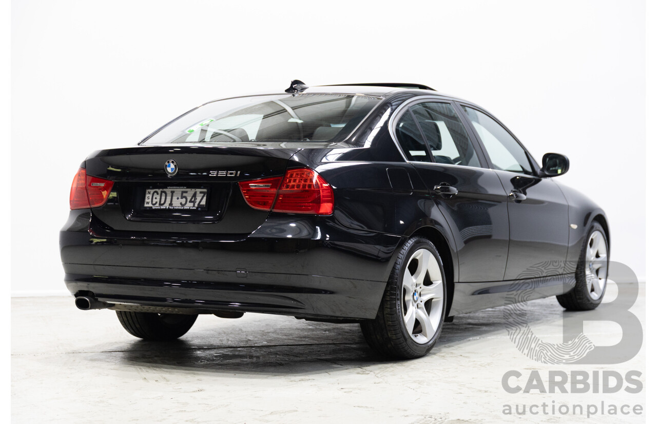 11/2011 BMW 3 20i LIFESTYLE (RWD) E90 MY11 4d Sedan Black 2.0L