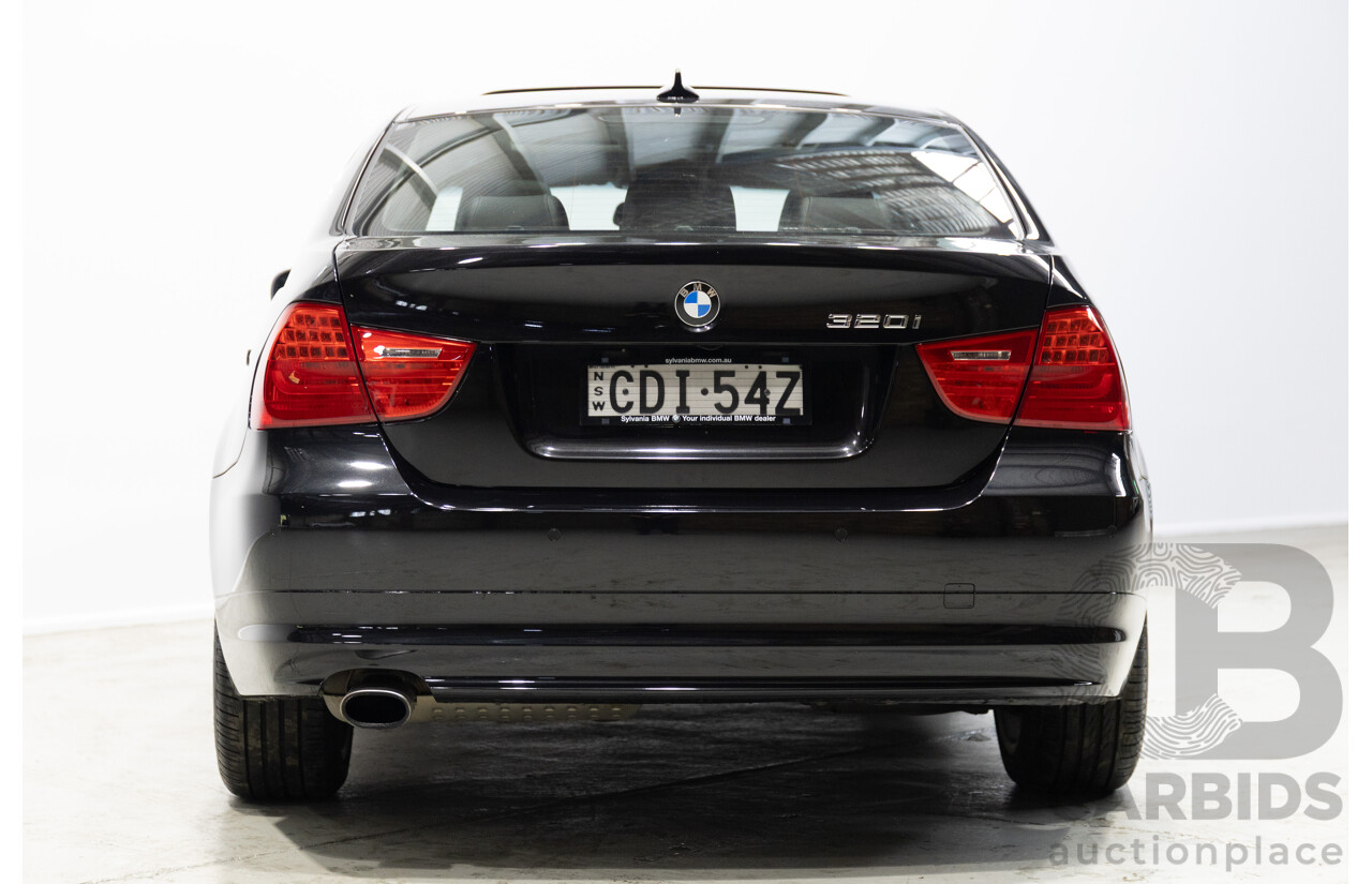 11/2011 BMW 3 20i LIFESTYLE (RWD) E90 MY11 4d Sedan Black 2.0L