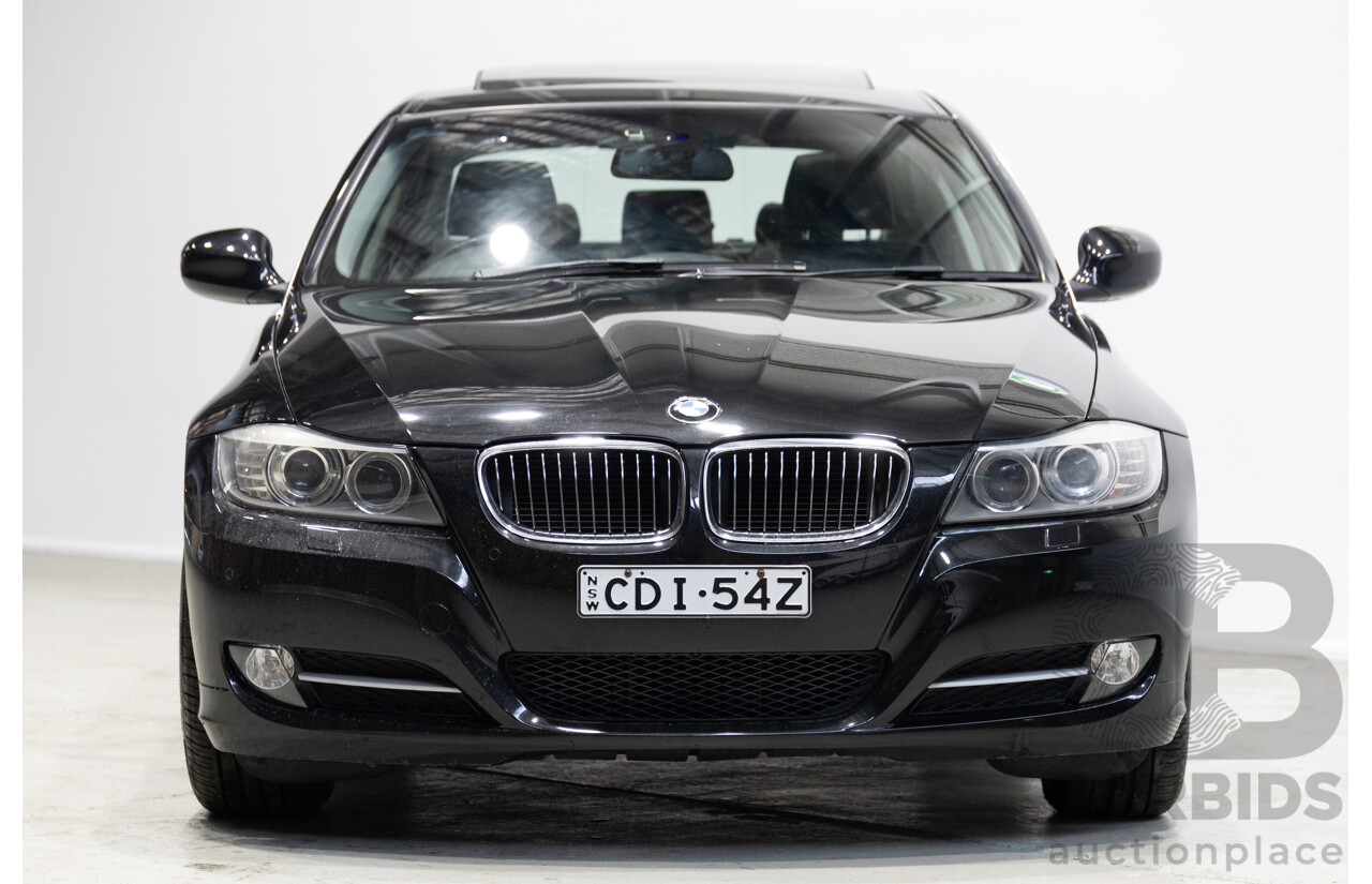 11/2011 BMW 3 20i LIFESTYLE (RWD) E90 MY11 4d Sedan Black 2.0L