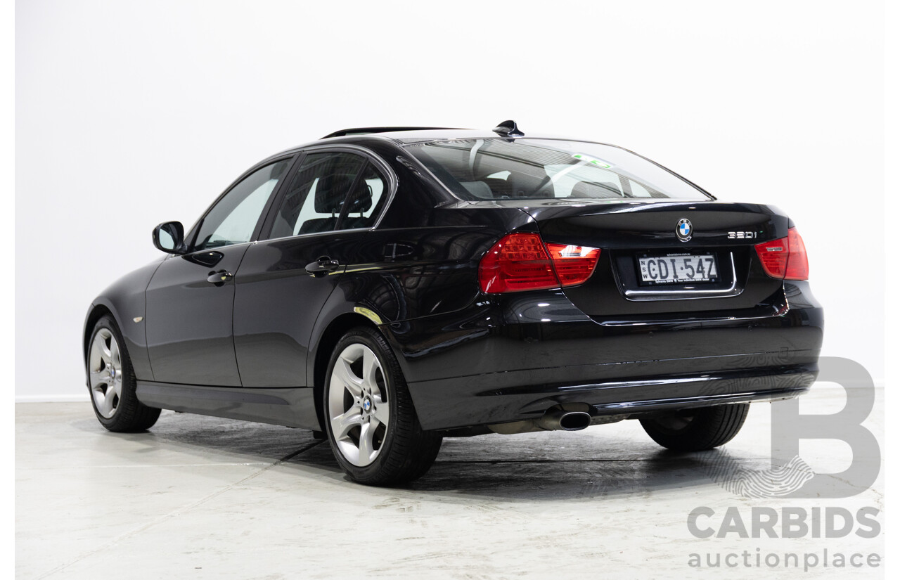 11/2011 BMW 3 20i LIFESTYLE (RWD) E90 MY11 4d Sedan Black 2.0L