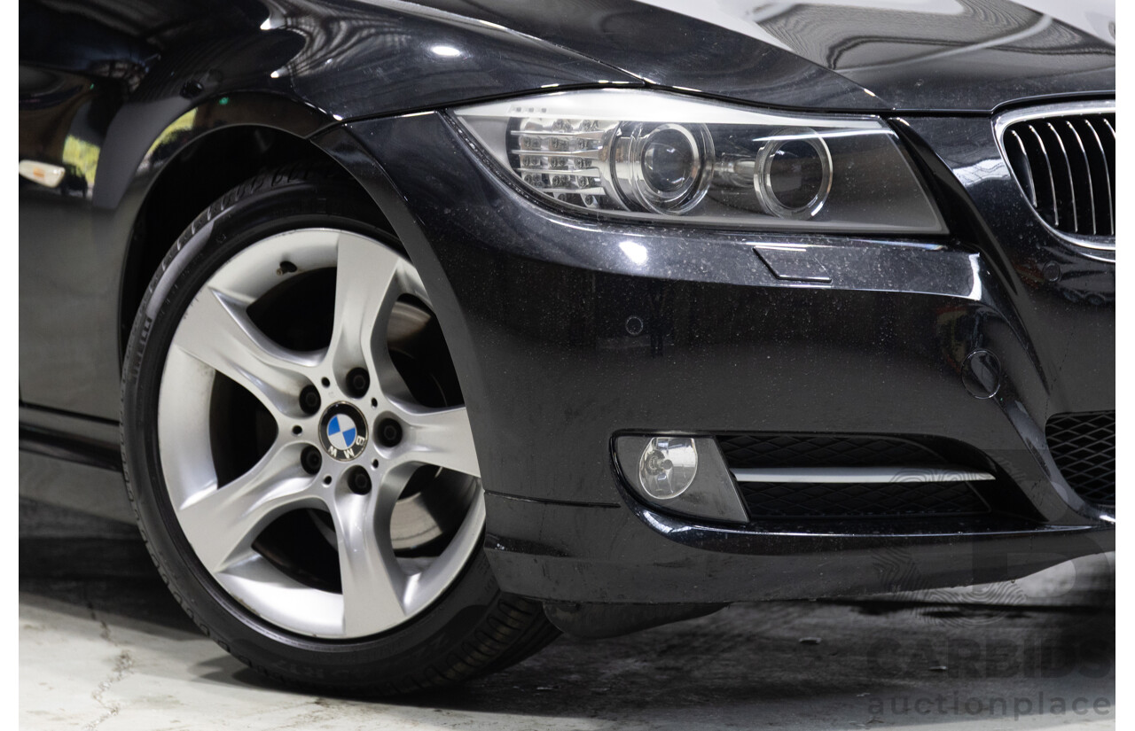 11/2011 BMW 3 20i LIFESTYLE (RWD) E90 MY11 4d Sedan Black 2.0L