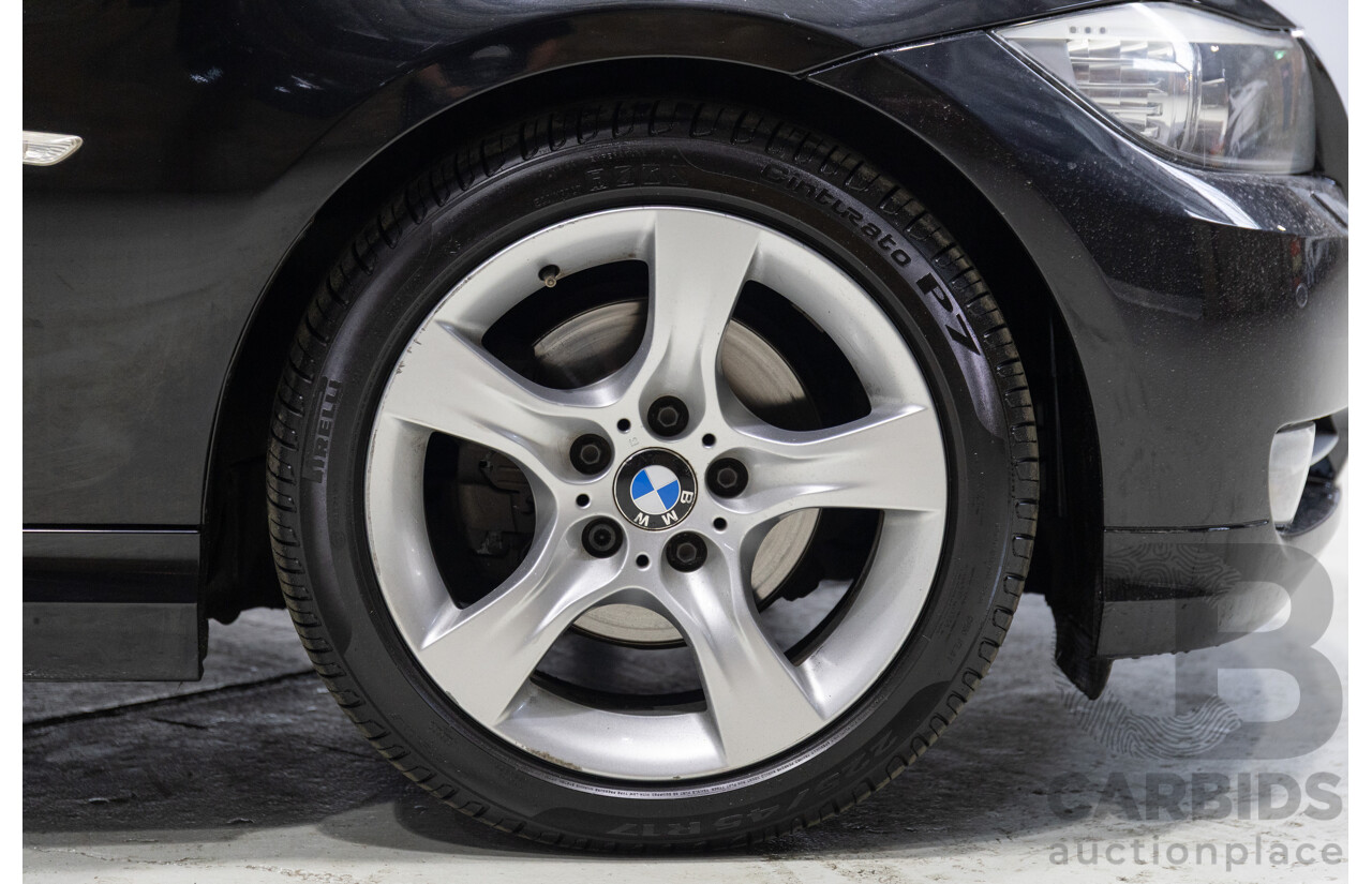 11/2011 BMW 3 20i LIFESTYLE (RWD) E90 MY11 4d Sedan Black 2.0L