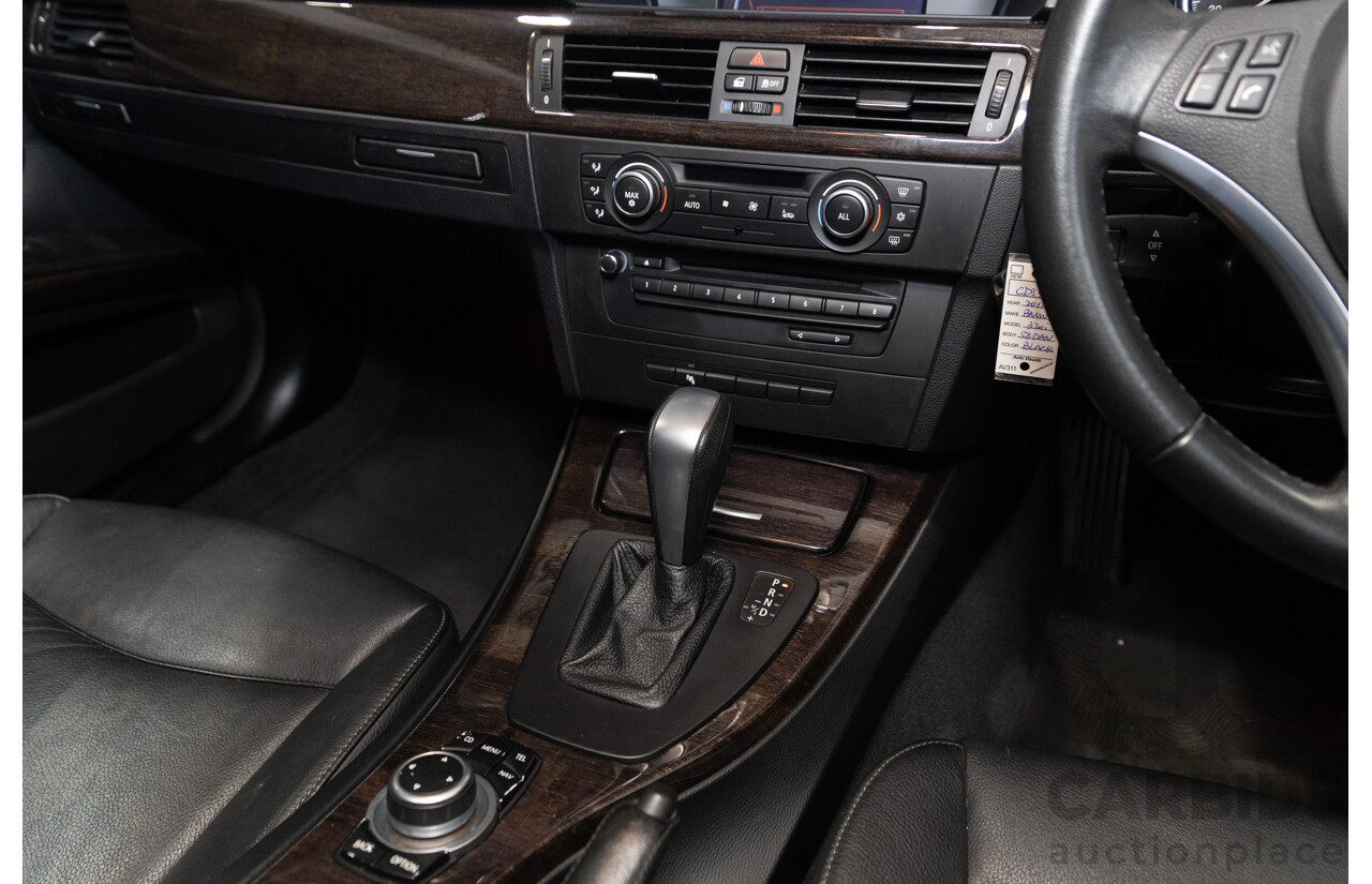 11/2011 BMW 3 20i LIFESTYLE (RWD) E90 MY11 4d Sedan Black 2.0L
