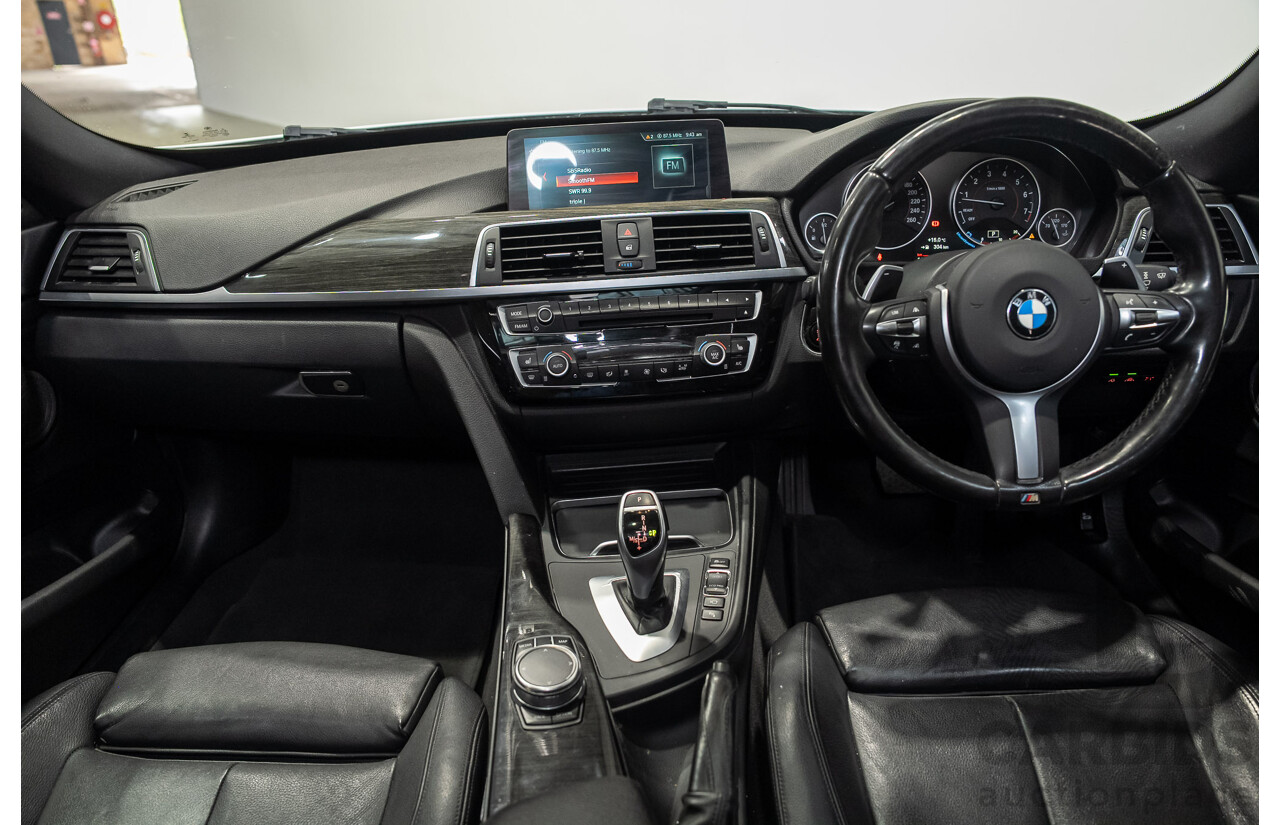 01/2017 BMW 330i M Sport Gran Turismo (RWD) F34 LCI MY17 5d Hatchback White Turbo 2.0L