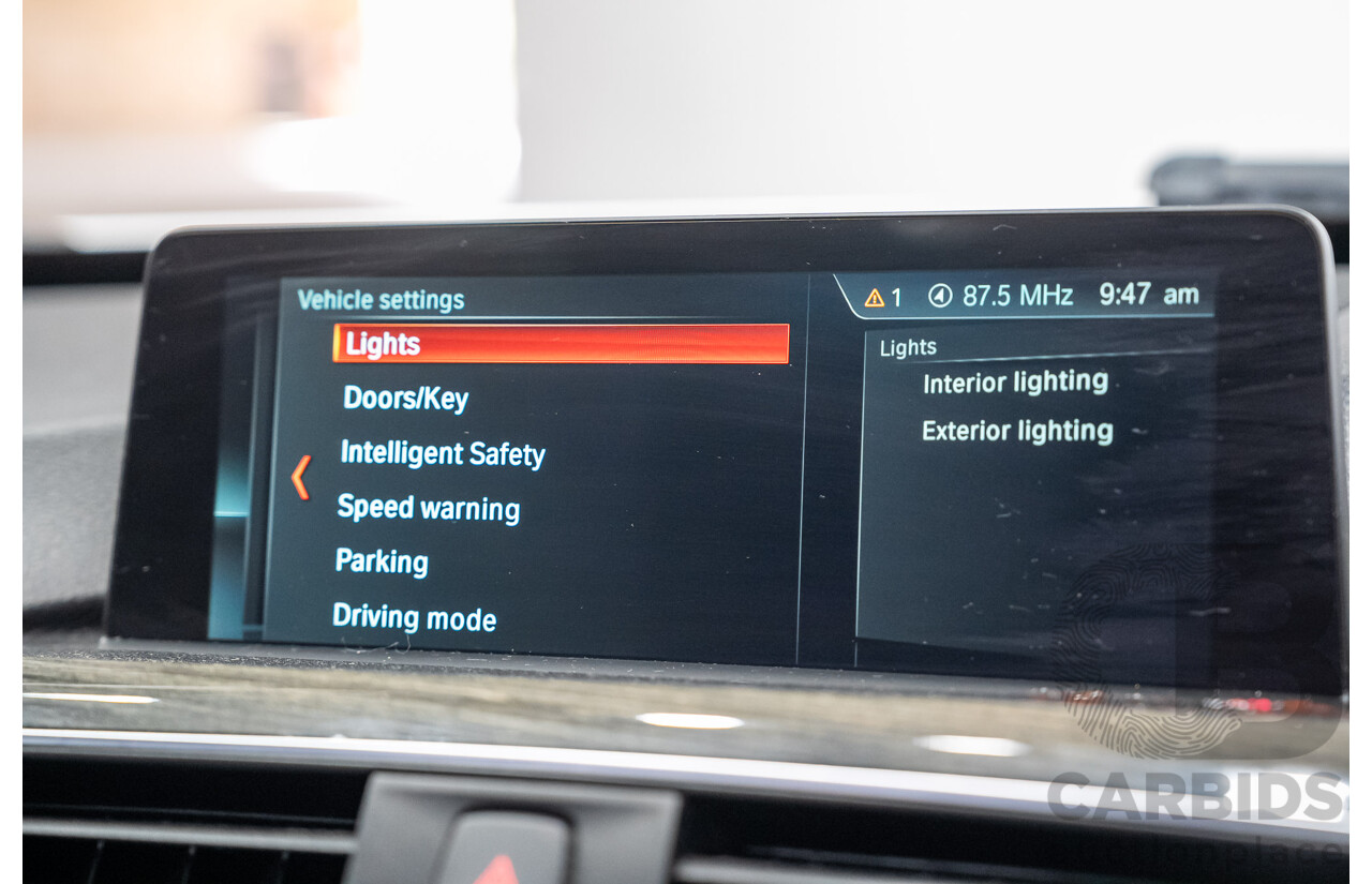 01/2017 BMW 330i M Sport Gran Turismo (RWD) F34 LCI MY17 5d Hatchback White Turbo 2.0L