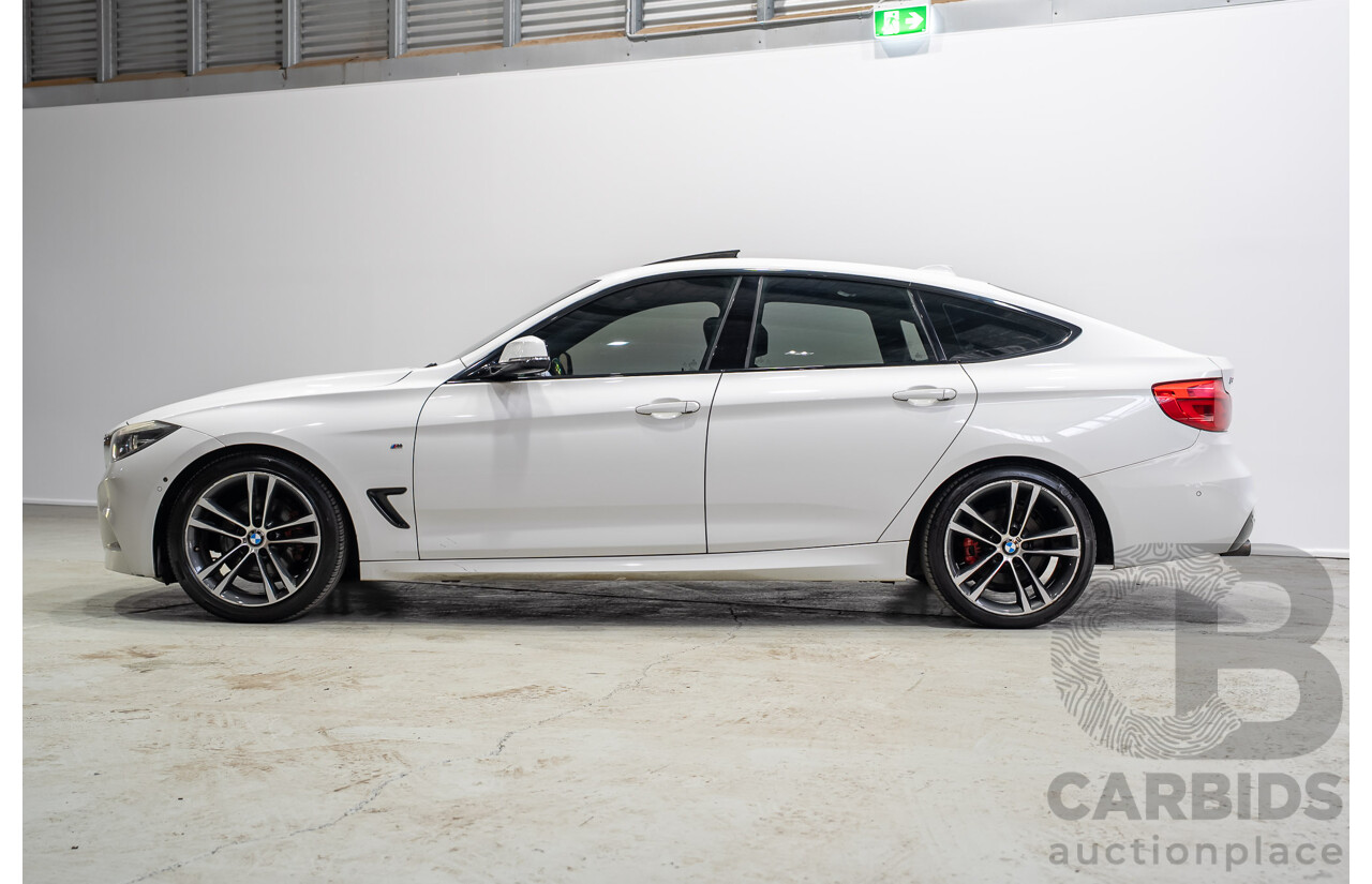 01/2017 BMW 330i M Sport Gran Turismo (RWD) F34 LCI MY17 5d Hatchback White Turbo 2.0L